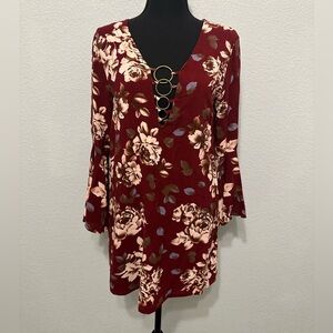 Bohemian Style Floral Dress